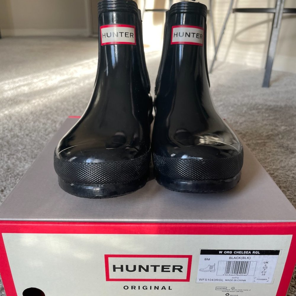 Women's Original Gloss Chelsea Boots: Black